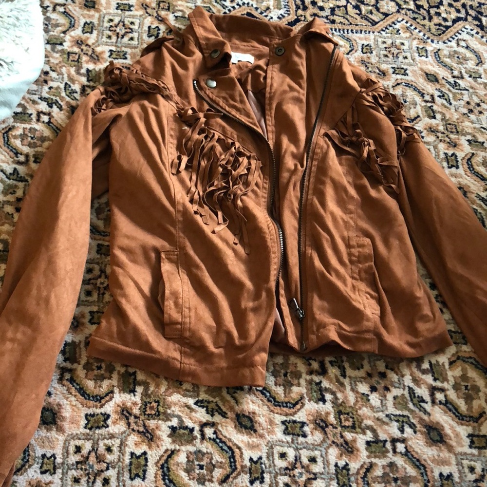 70s fringe jacket